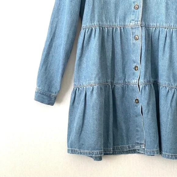 Free People Nicole Denim Shirt Dress - Picture 6 of 13